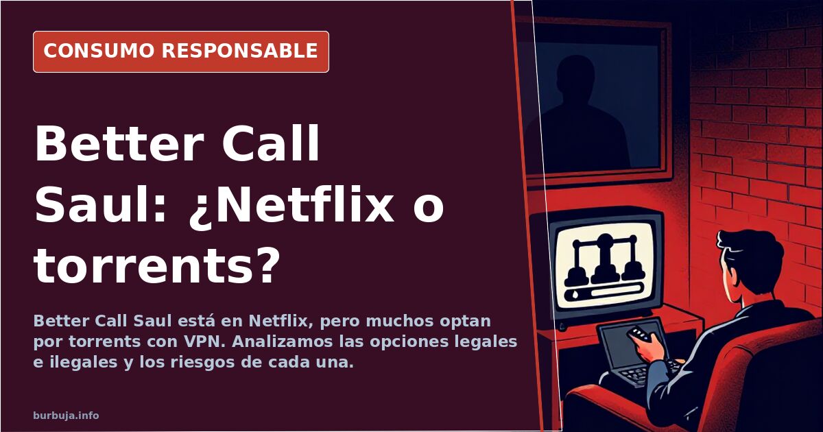 Better Call Saul: Netflix y el dilema de la piratería