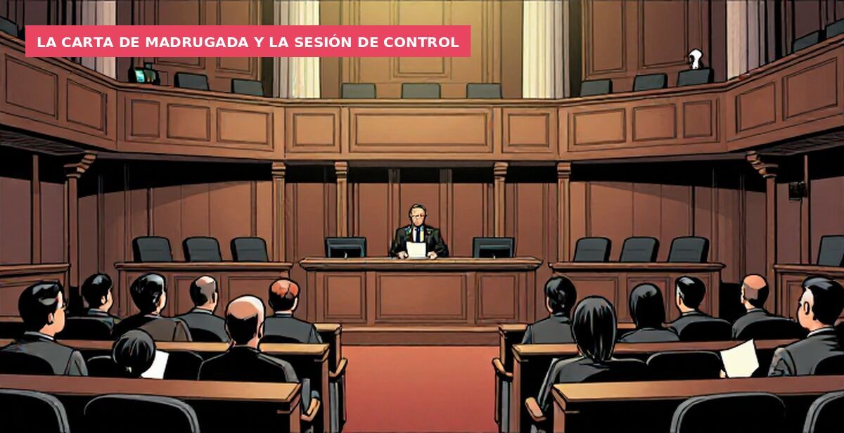 La carta de madrugada y la sesión de control