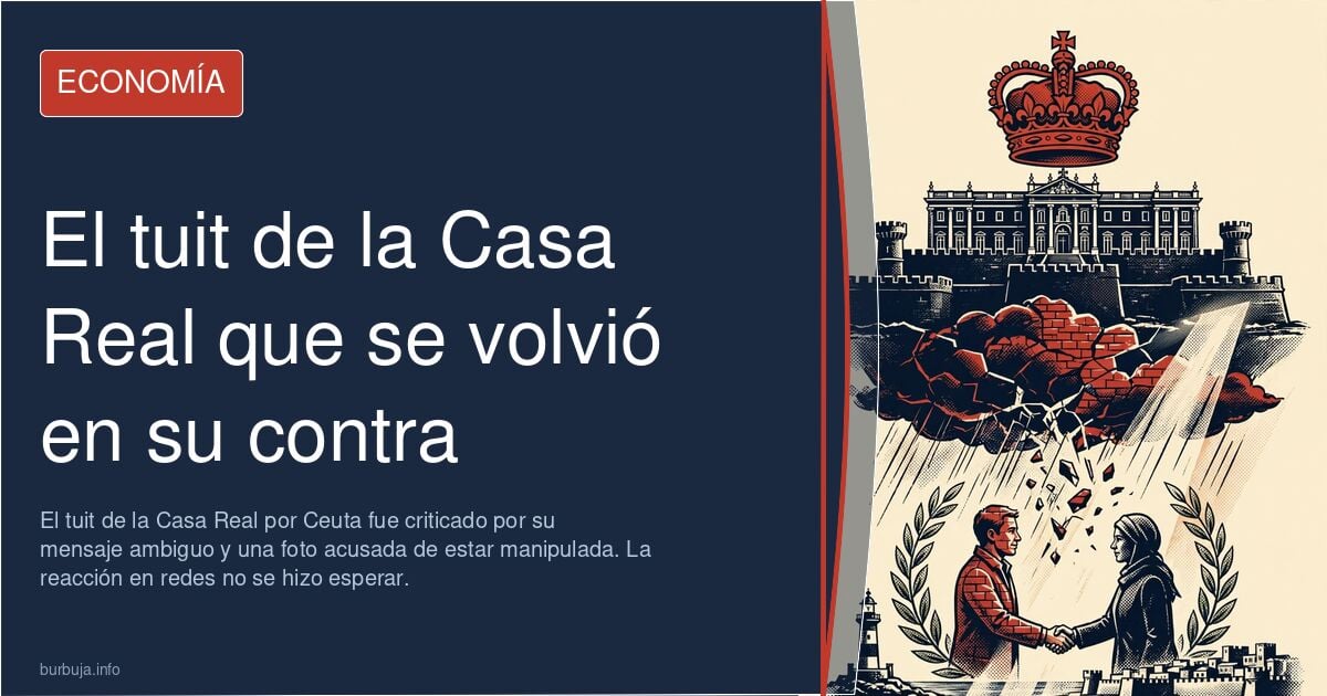 Foto de la Casa Real con banderas de España y Ceuta en el Día de Ceuta