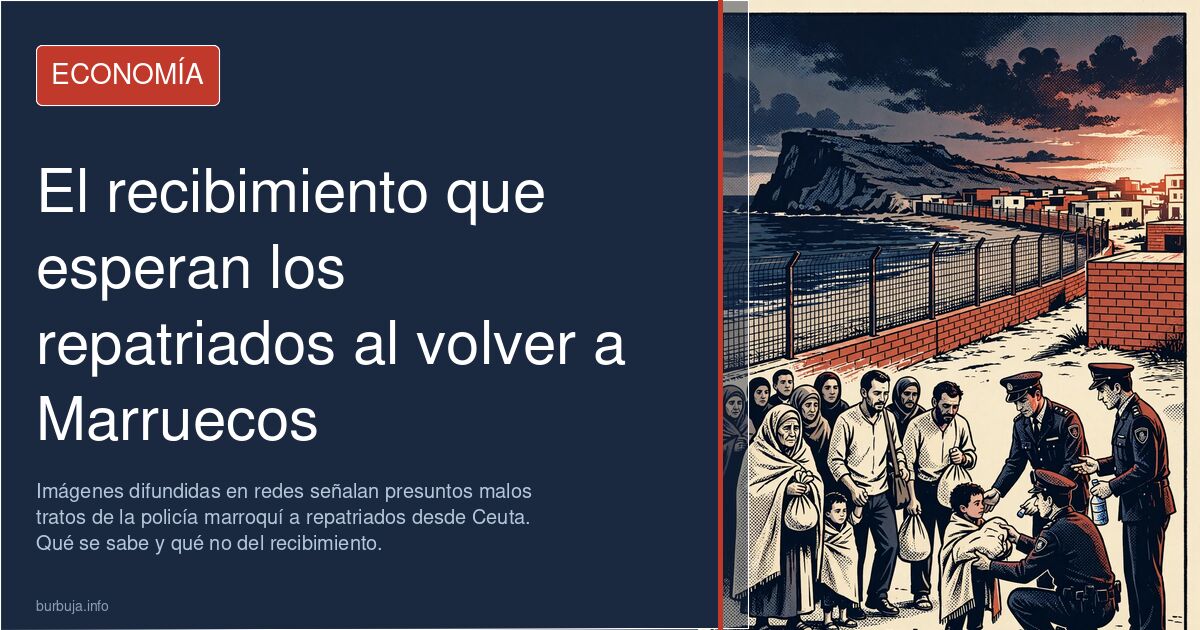 Valla de Ceuta con la frontera entre España y Marruecos al fondo, símbolo de las devoluciones de repatriados