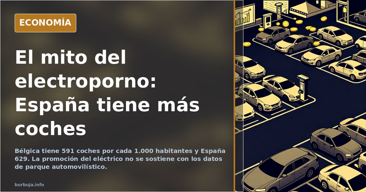 El electroporno no cuadra con los datos de parque automovilístico