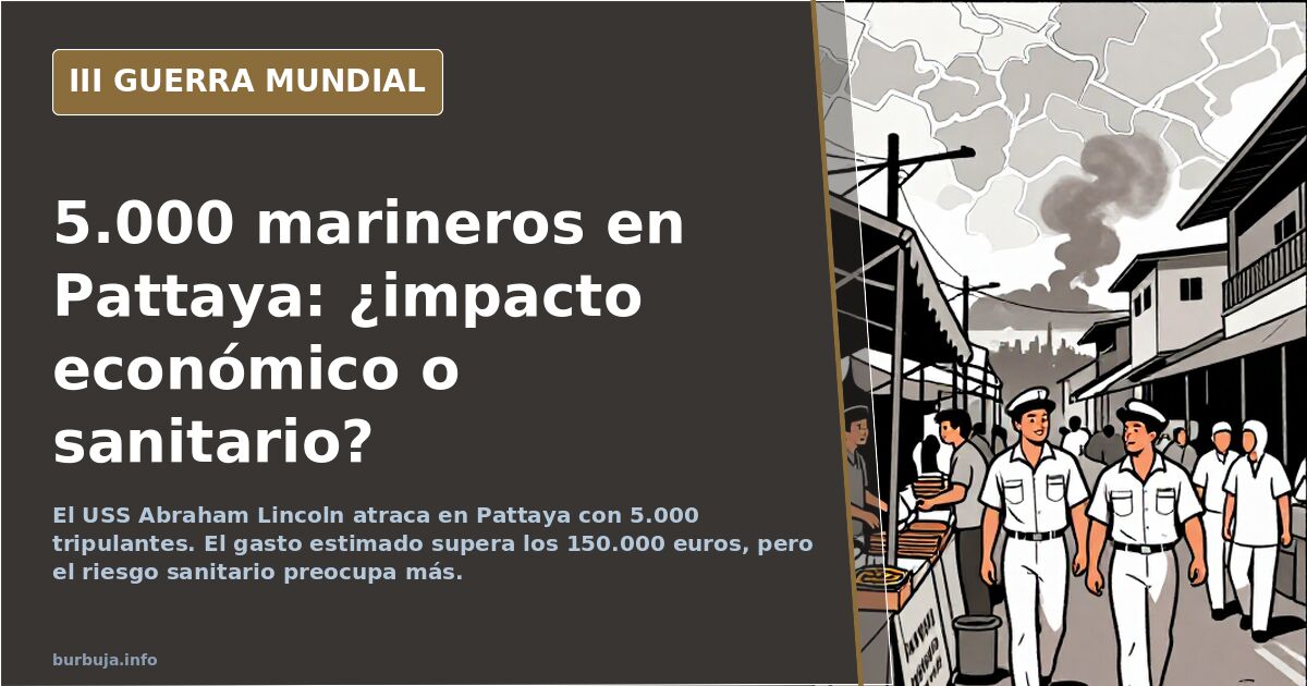 El portaaviones USS Abraham Lincoln llega a Pattaya con 5.000 tripulantes
