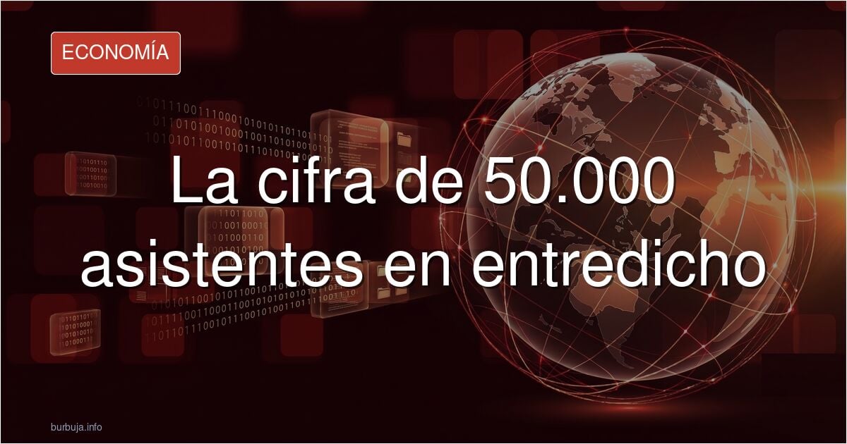 Gráfico o mapa conceptual que representa la discrepancia numérica en la asistencia a una concentración
