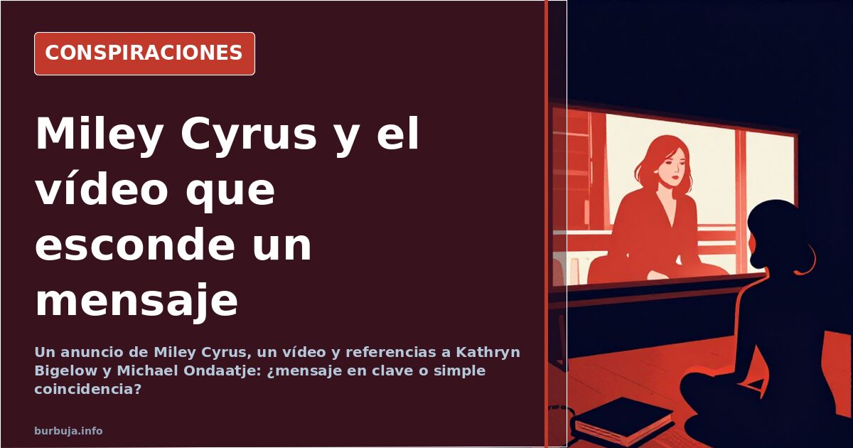 Miley Cyrus en un anuncio, con referencias a cine y literatura