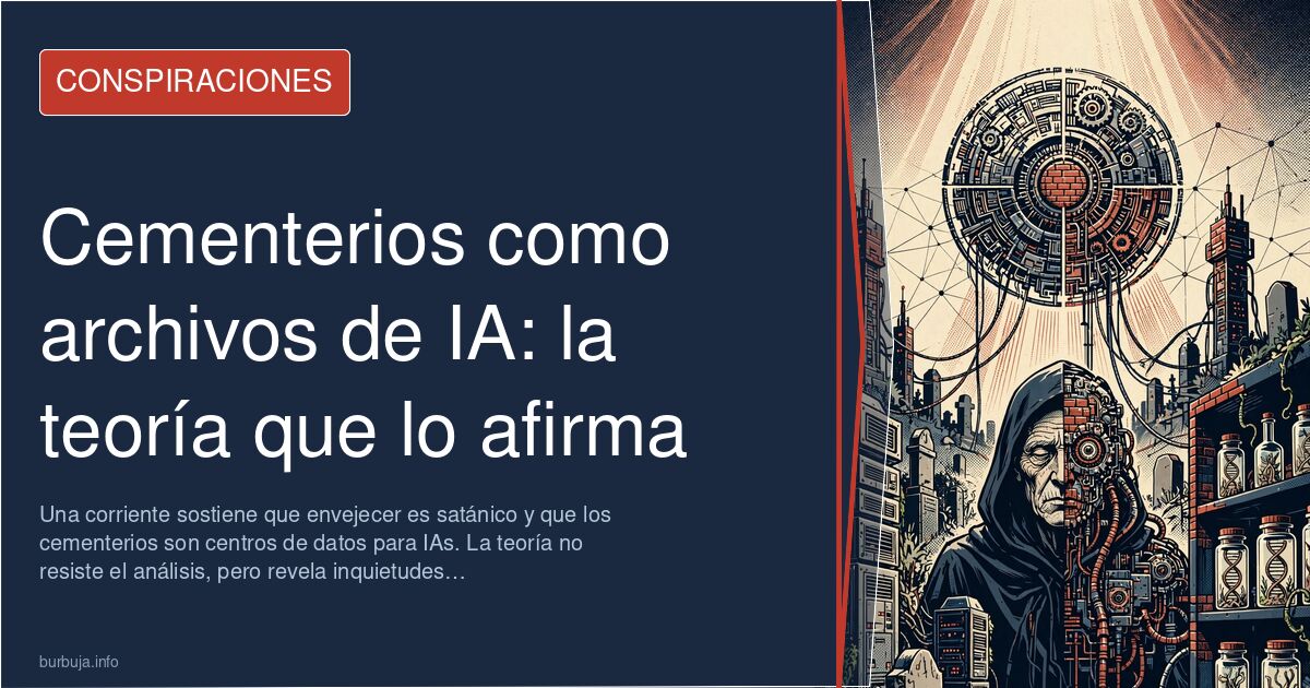 Envejecer es satánico: la teoría que ve en los cementerios centros de datos
