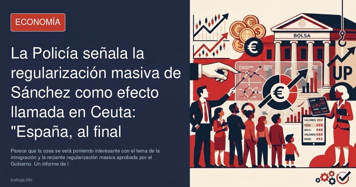 La Policía señala la regularización masiva de Sánchez como efecto llamada en Ceuta: "España, al final consigues papeles"