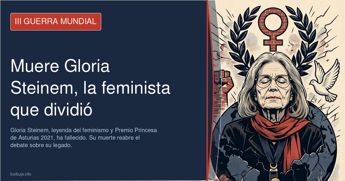 Gloria Steinem Dies, Awarded Princess of Asturias 2021
