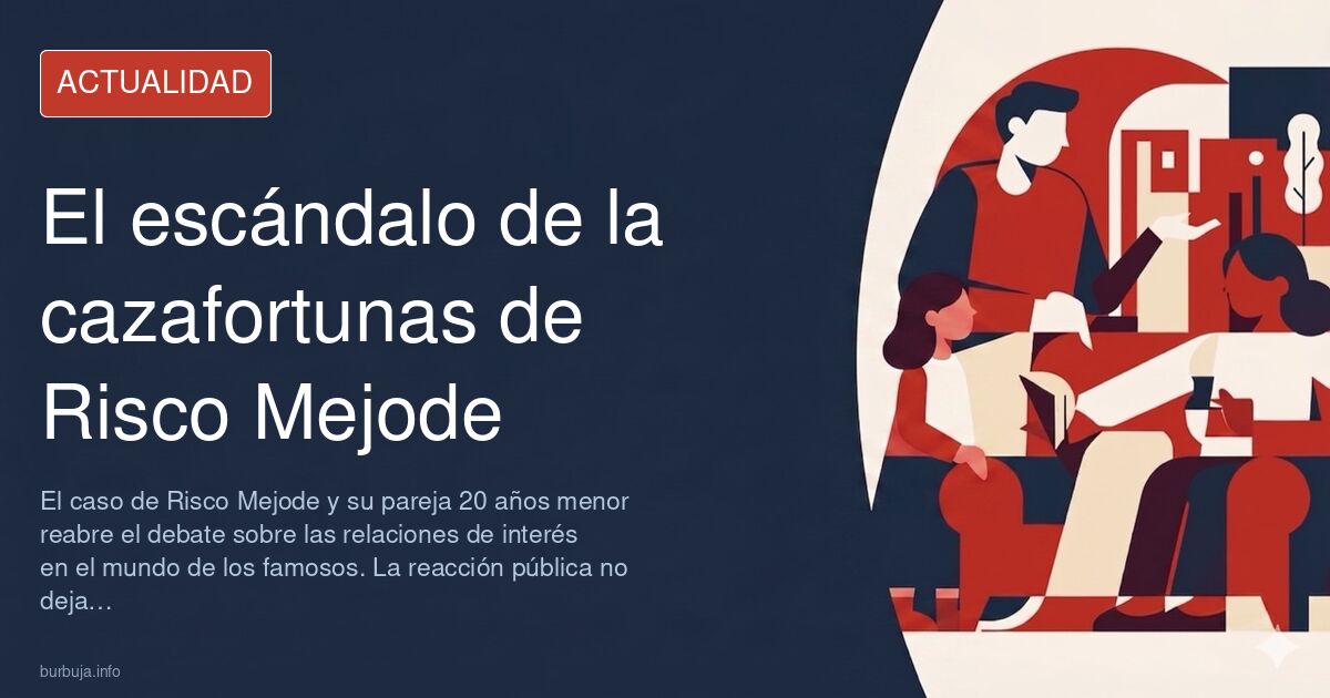 Risto Mejide y su pareja joven en un evento público