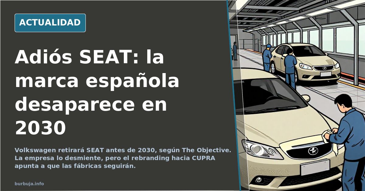 Fábrica de automóviles con el logotipo de SEAT y CUPRA