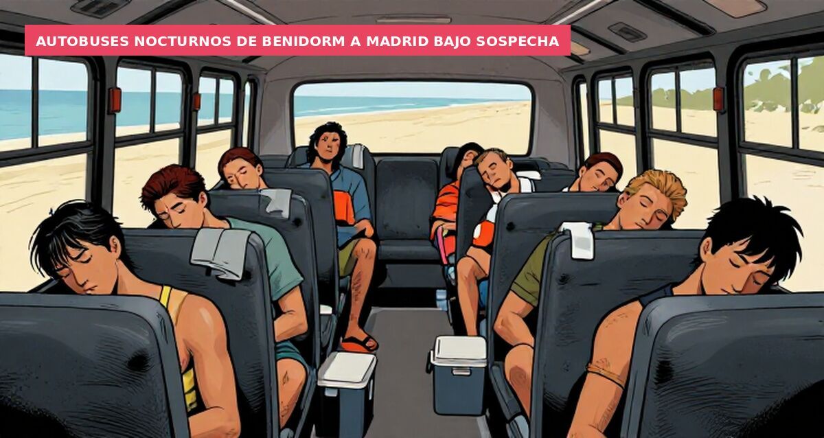 Autobuses nocturnos de Benidorm a Madrid bajo sospecha