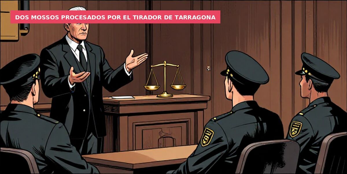 Dos mossos procesados por el tirador de Tarragona