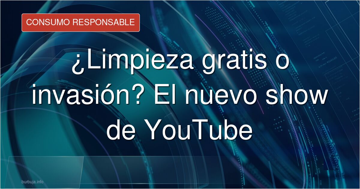 Mujer limpiando una vivienda con síndrome de Diógenes mientras graba un video