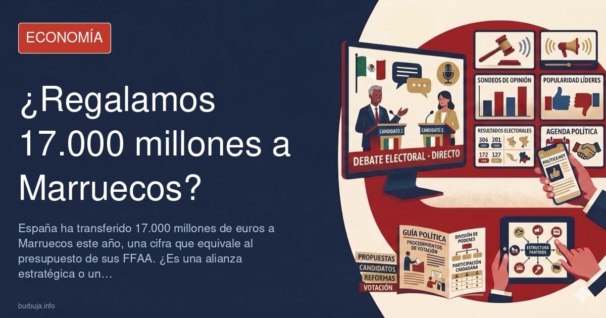 Gráfico de flujos económicos entre España y Marruecos