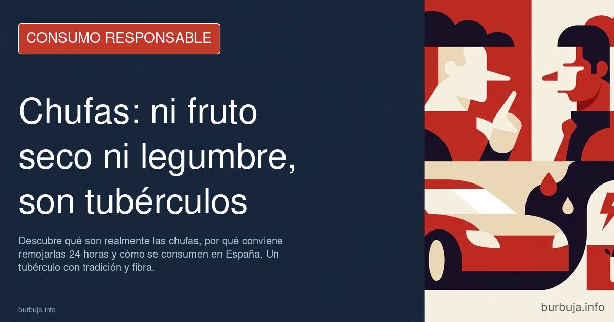 Tubérculos de chufa en un cuenco, junto a un cucurucho de papel típico de ferias
