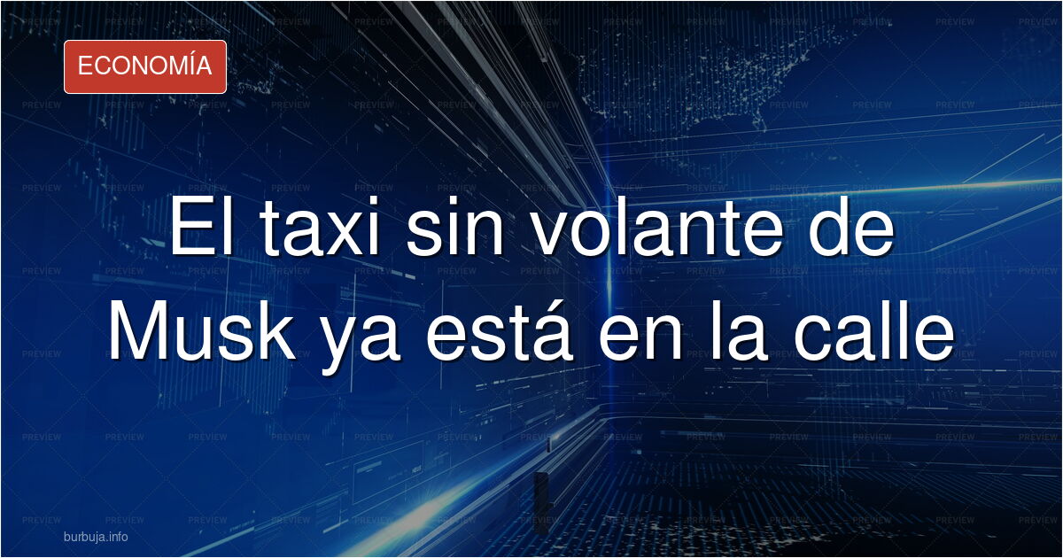 Cybercab de Tesla, biplaza autónomo sin volante, circulando por el centro de Austin durante una prueba de su flota Robotaxi