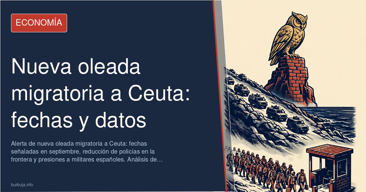 Valla fronteriza del paso de Ceuta con presencia policial durante una alerta por posibles nuevas entradas migratorias