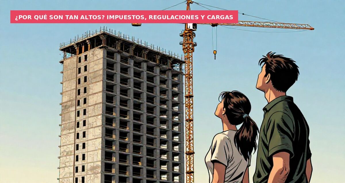 ¿Por qué son tan altos? Impuestos, regulaciones y cargas