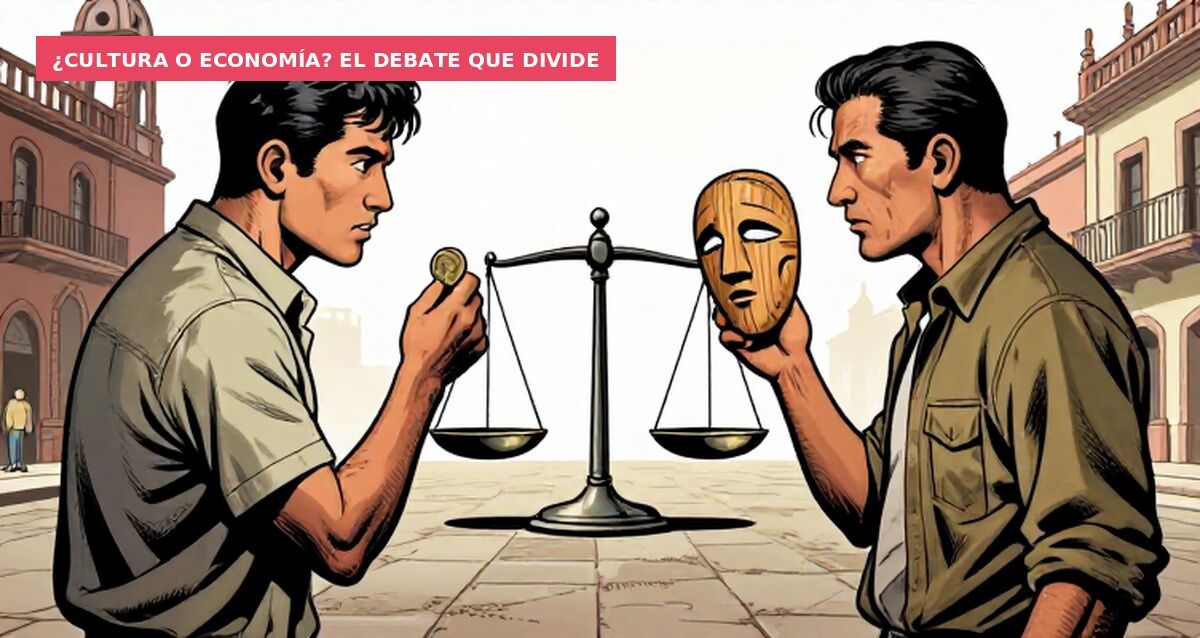 ¿Cultura o economía? El debate que divide