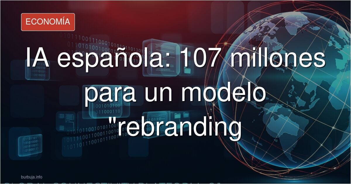Gobierno financiando chiringuito engaña-IA