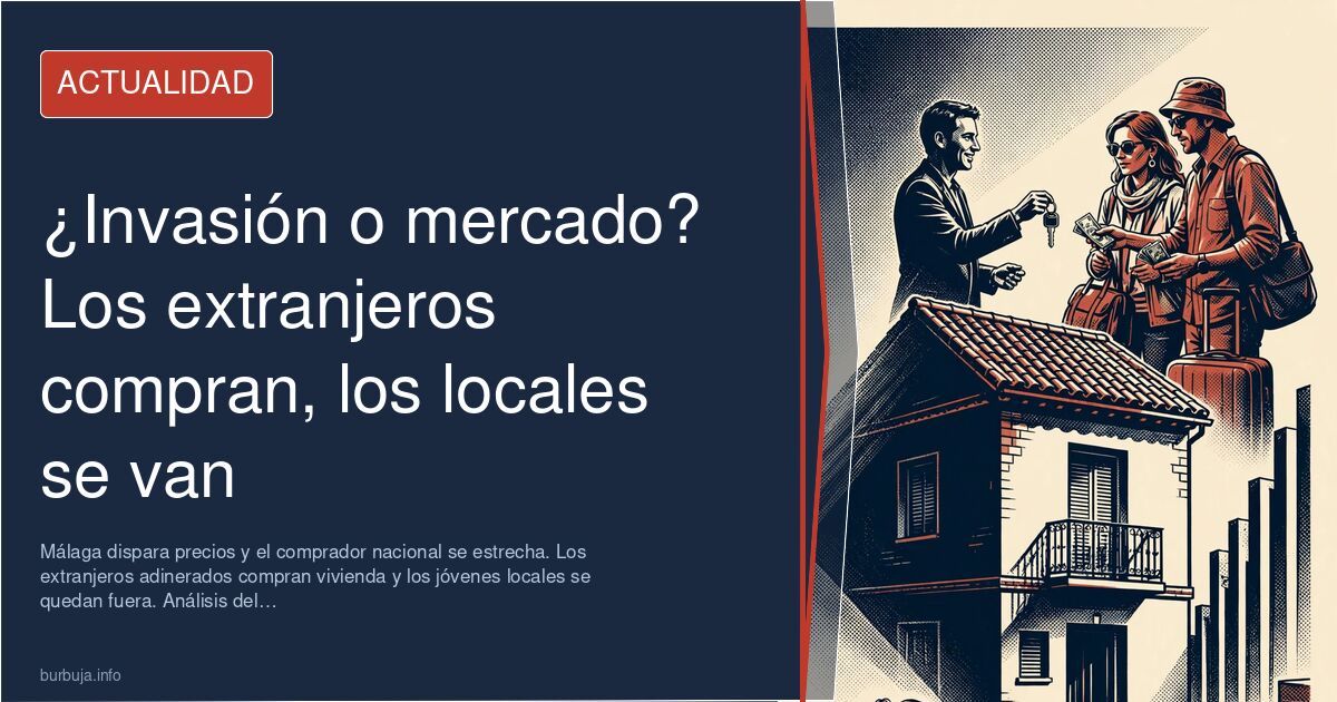 Precio de la vivienda en Málaga en máximos históricos por compra de extranjeros