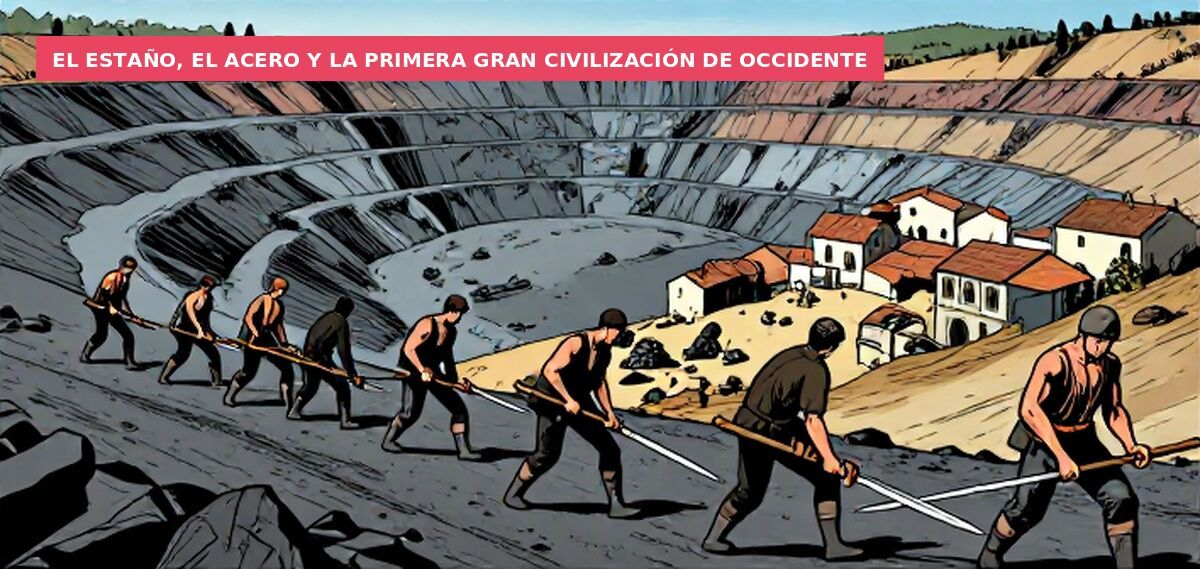El estaño, el acero y la primera gran civilización de Occidente