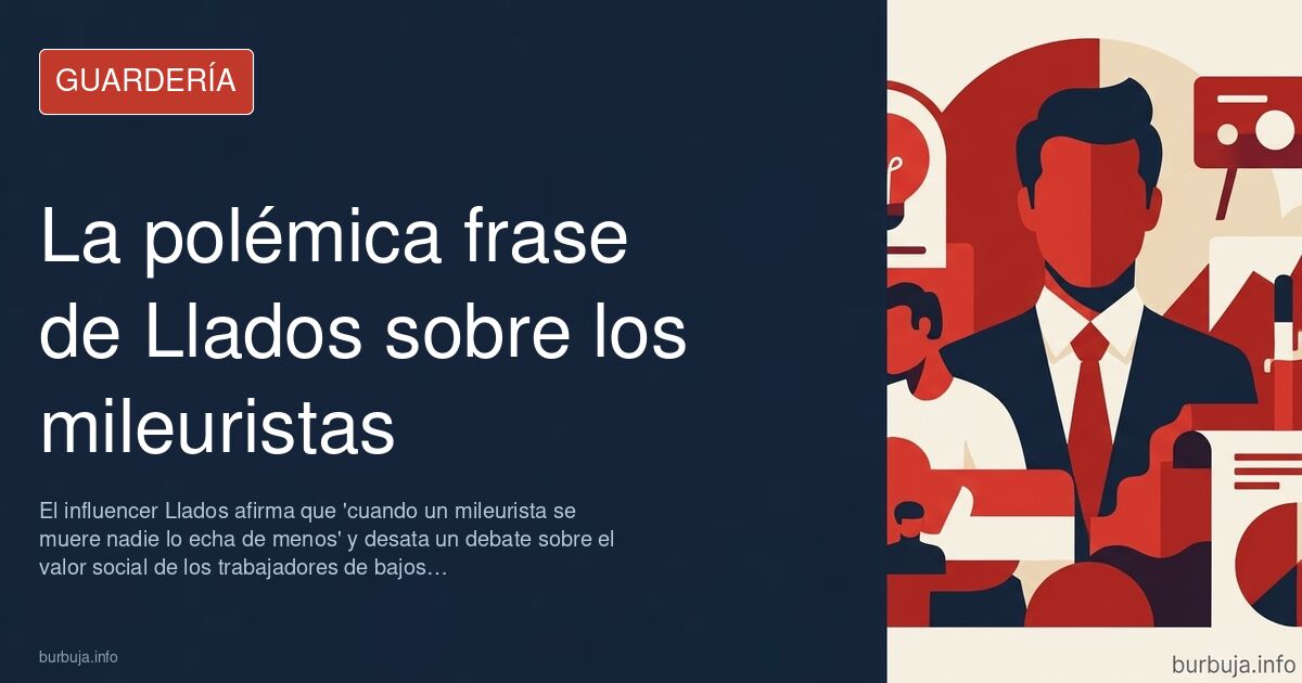 Llados, influencer español, en un vídeo