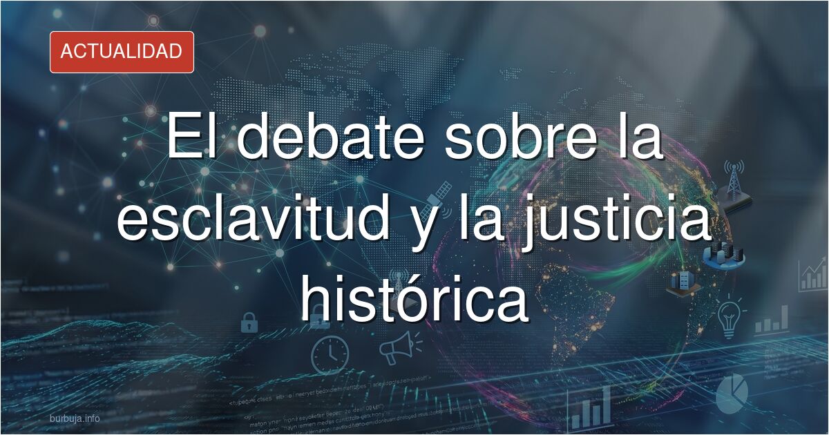 Los Hombre morenos siguen llorando por la esclavitud.