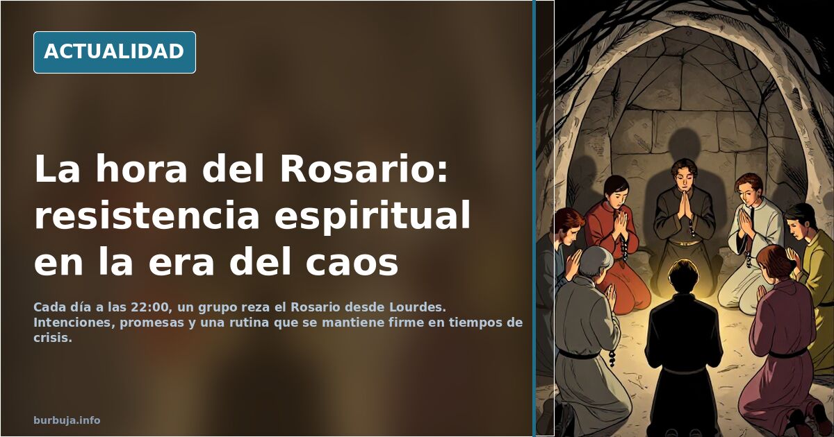 Rezo del Rosario en comunidad con intenciones por la fe