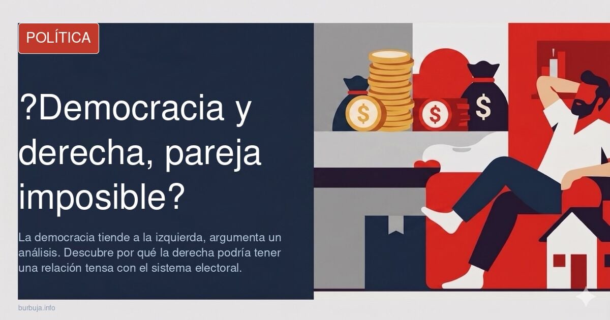 La democracia es incompatible con las políticas de derechas