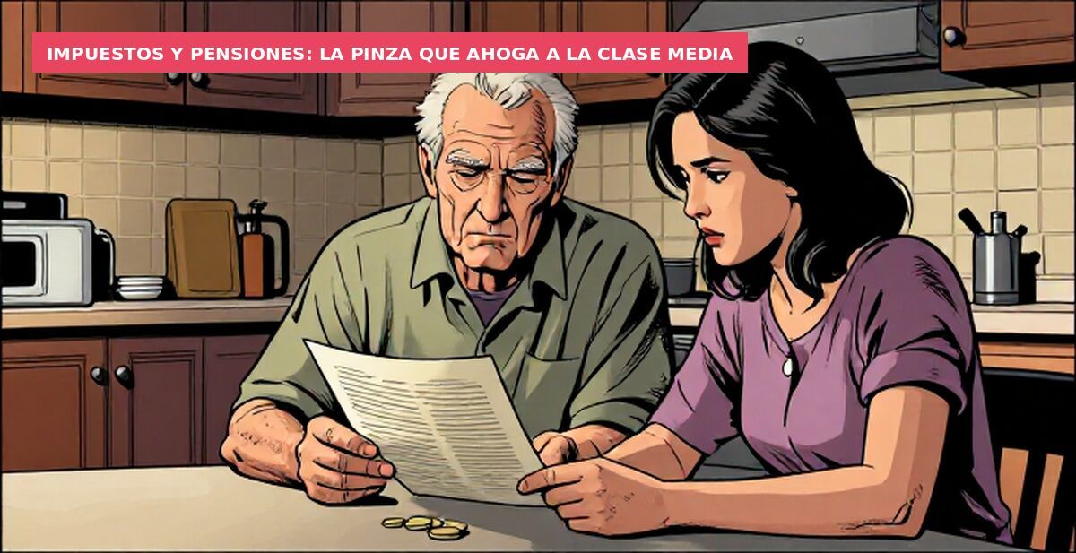 Impuestos y pensiones: la pinza que ahoga a la clase media