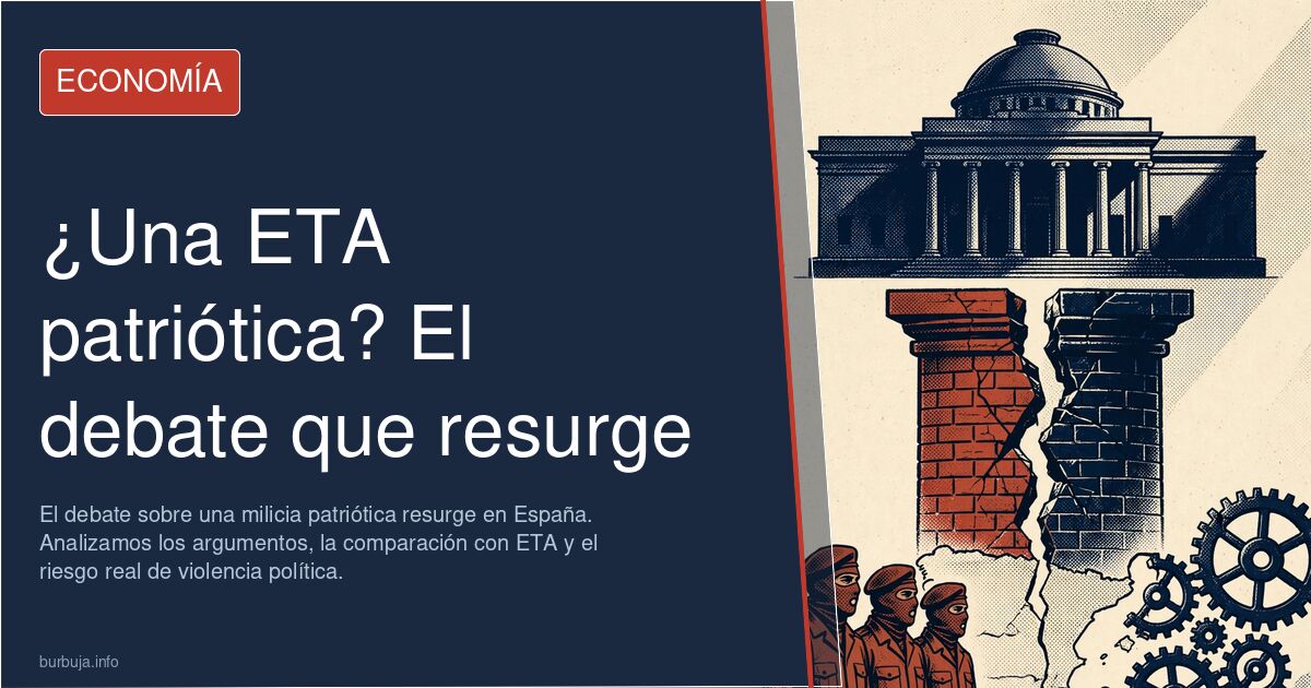 Debate sobre violencia política y milicias patrióticas en España