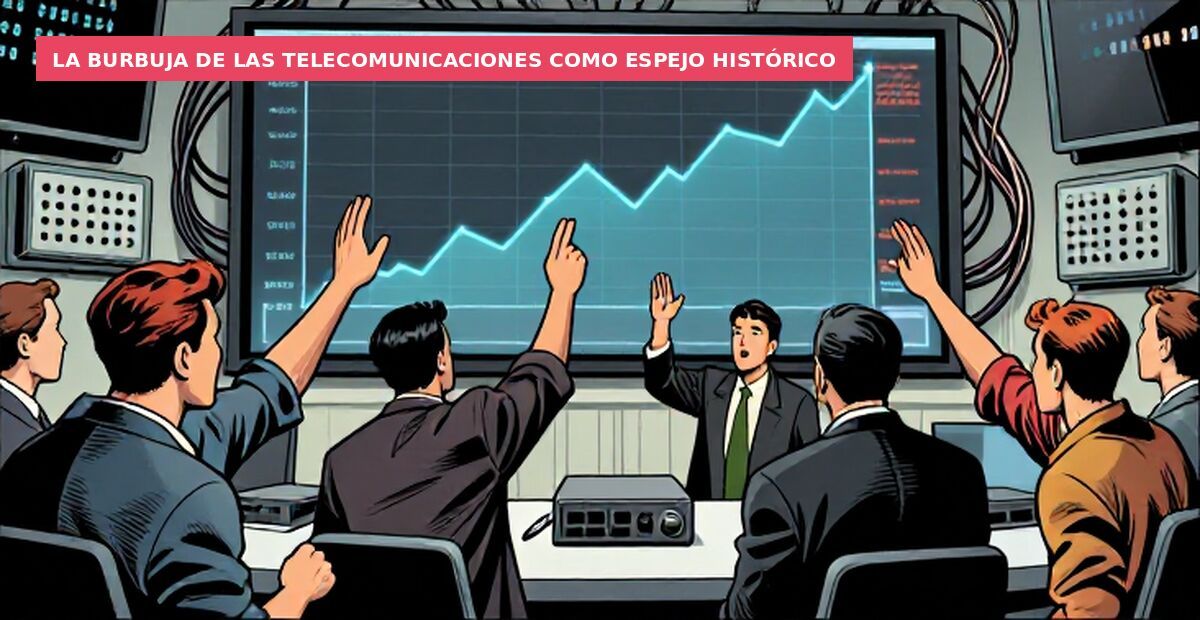 La burbuja de las telecomunicaciones como espejo histórico