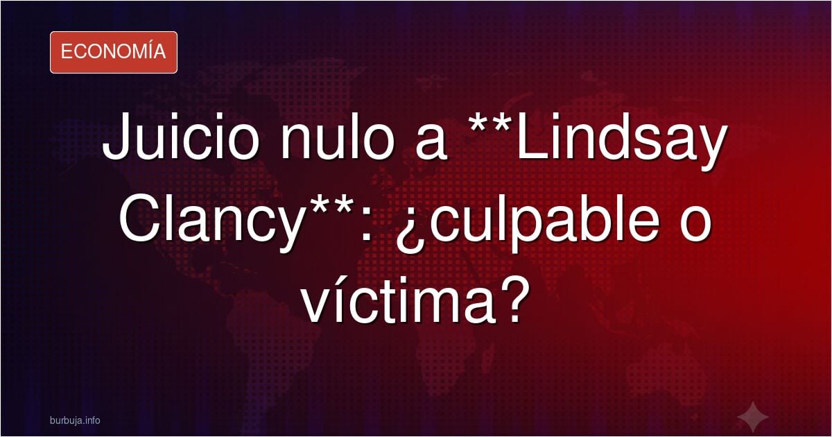 Se anula el juicio a Lindsay Clancy al no poder llegar a un veredicto