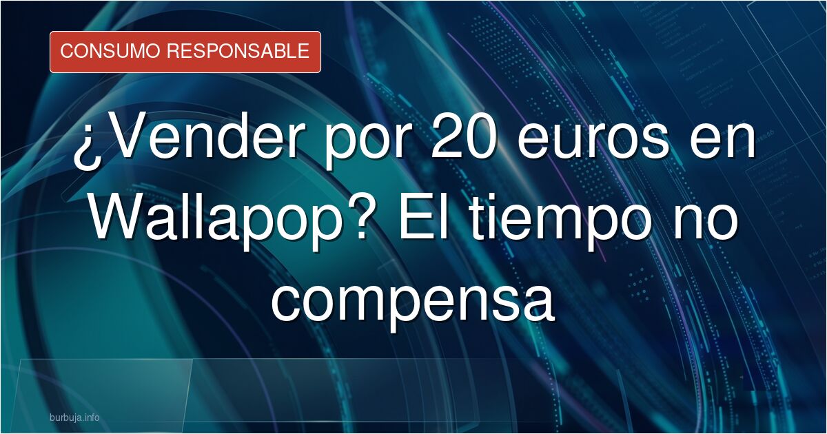 Bicicleta infantil de segunda mano anunciada en Wallapop por 20 euros con compradores regateando