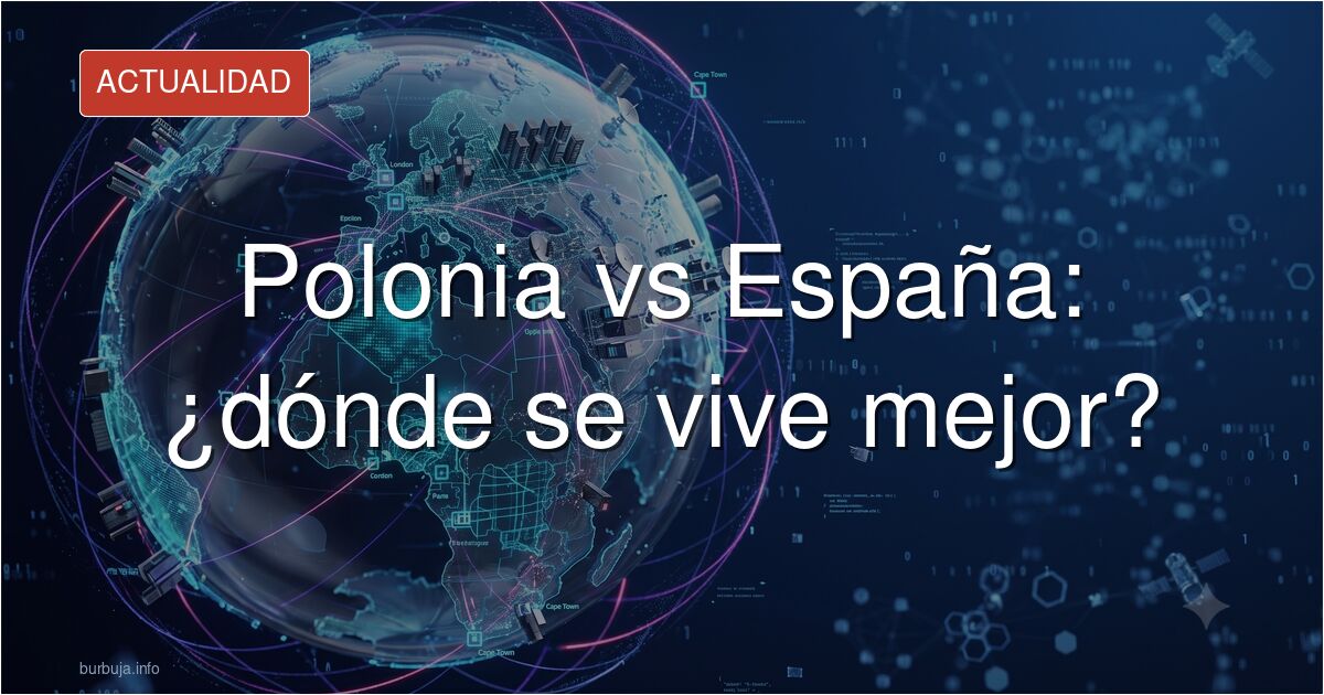 Youtuber polaco con maletas en un aeropuerto, simbolizando la emigración de España a Polonia