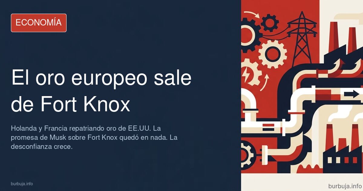 Lingotes de oro en Fort Knox