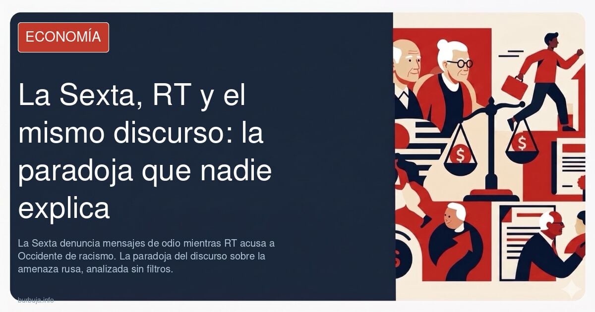 Debate televisivo sobre mensajes de odio y amenaza rusa en La Sexta