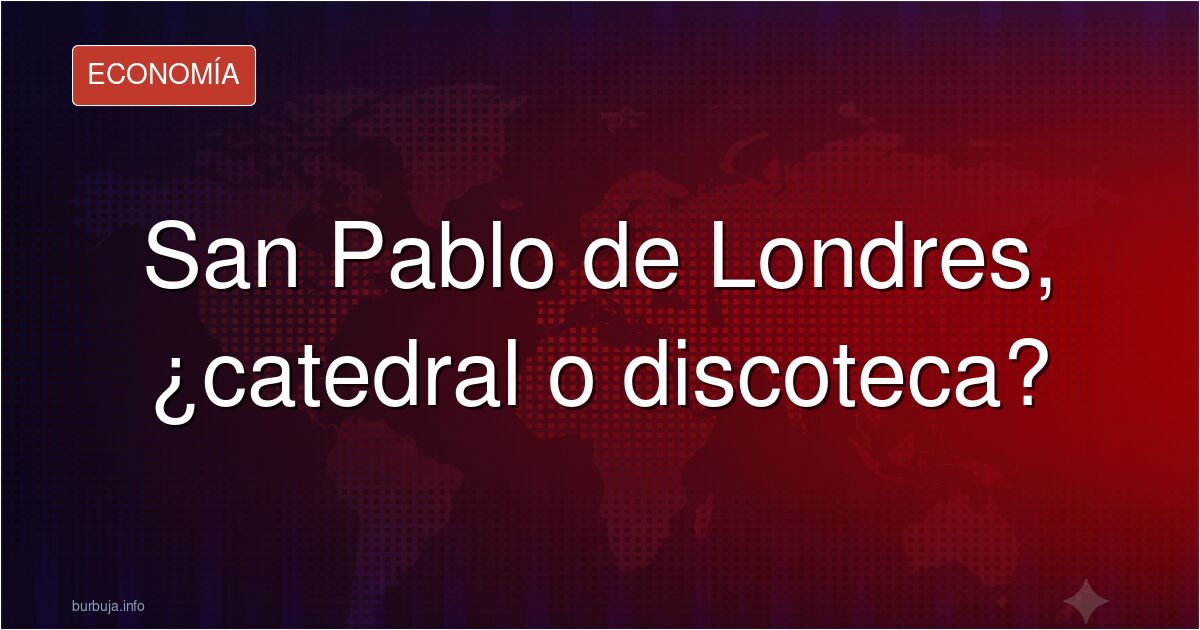 Interior de la catedral de San Pablo de Londres, escenario de conciertos tras el acuerdo con la discoteca Fabric