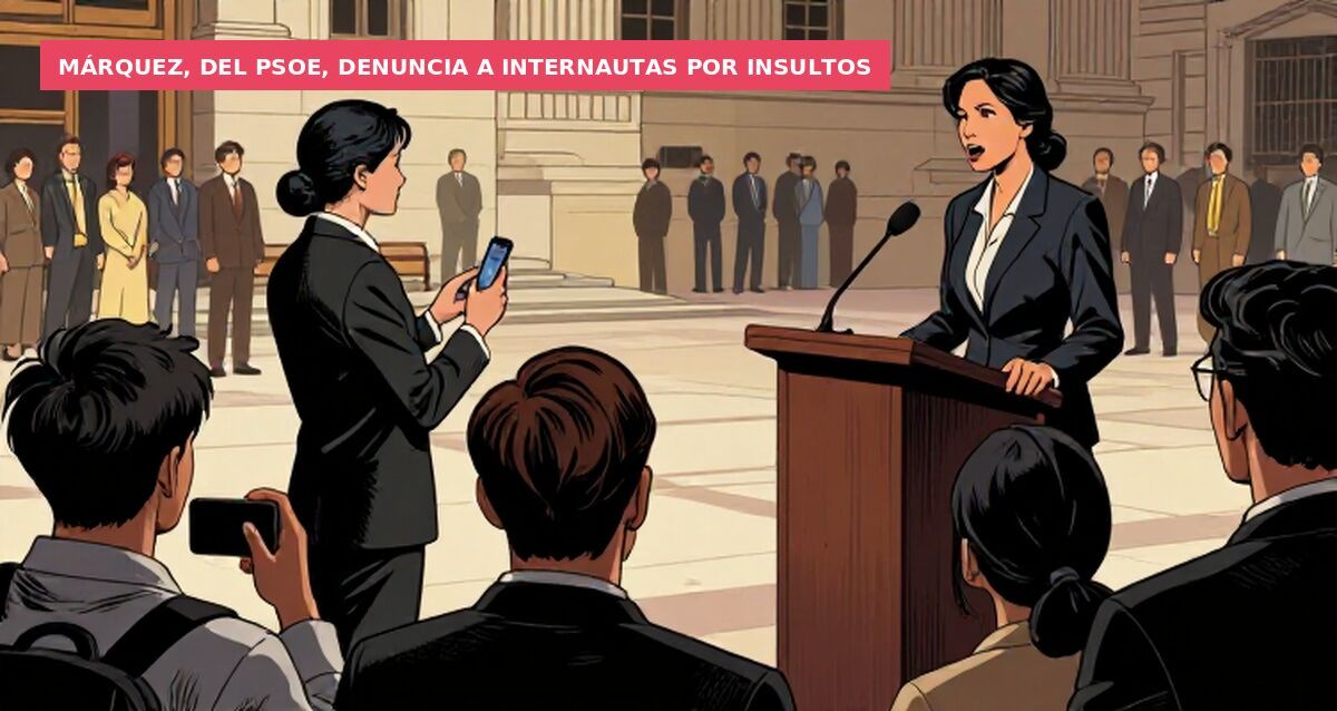 Márquez, del PSOE, denuncia a internautas por insultos