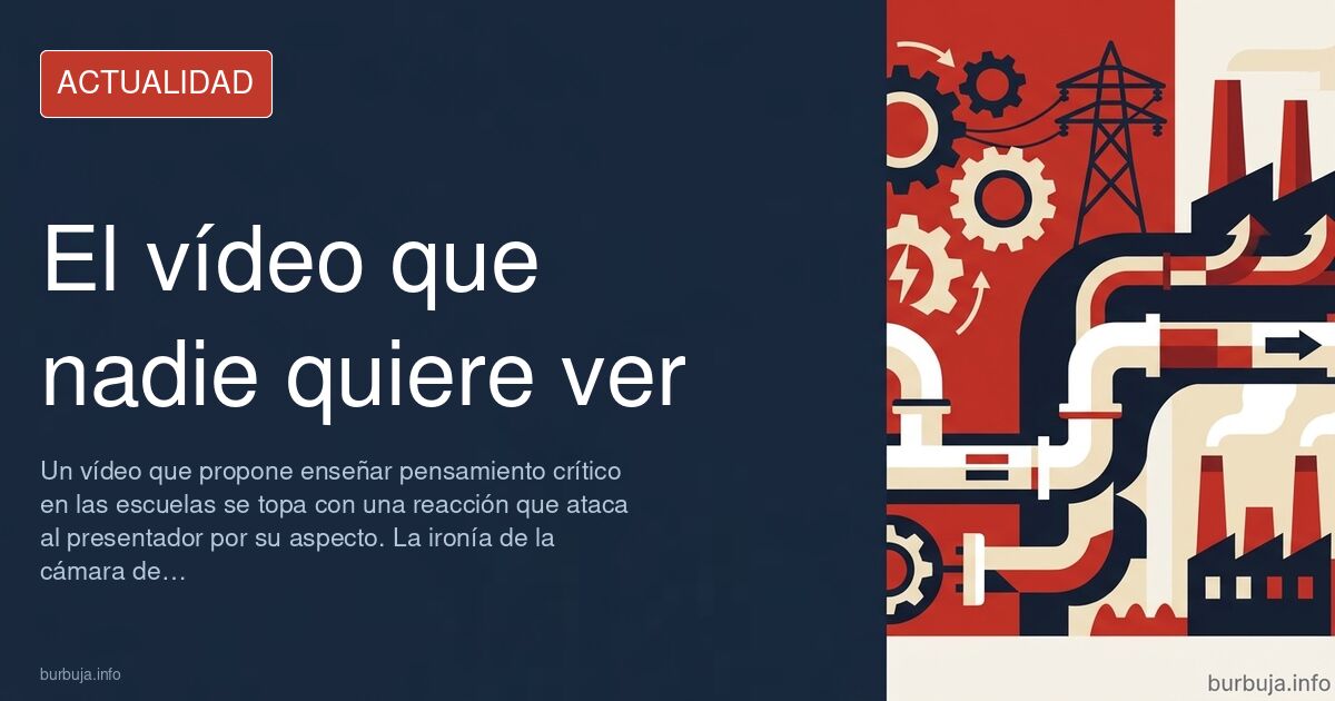 Presentador con maquillaje y piercing en el septum, objeto de críticas por su aspecto en un debate sobre pensamiento crítico.