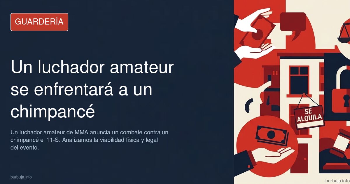 MMA amateur vs chimpancé: el combate que nadie pidió