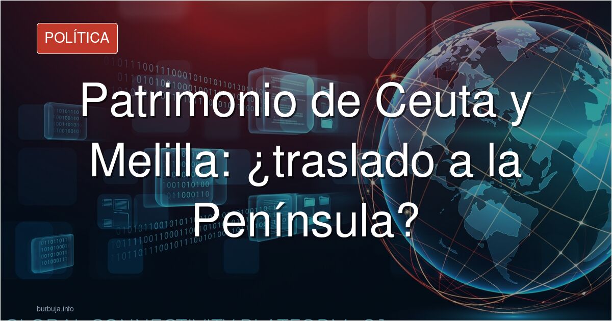 Hay que trasladar el patrimonio histórico de Ceuta y Melilla a la Península.