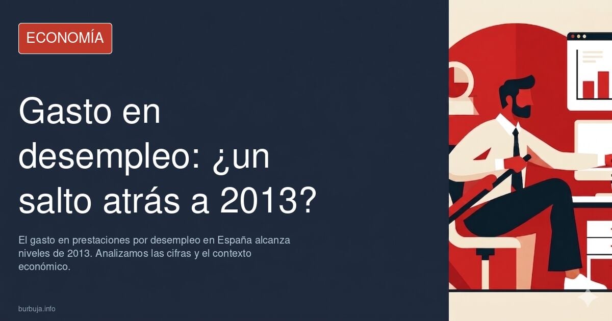 Si España va tan bien… Como es que el gasto en prestaciones por desempleo se dispara a niveles de 2013????????