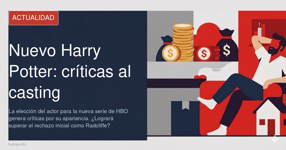 Joven actor elegido para interpretar a Harry Potter en la nueva serie