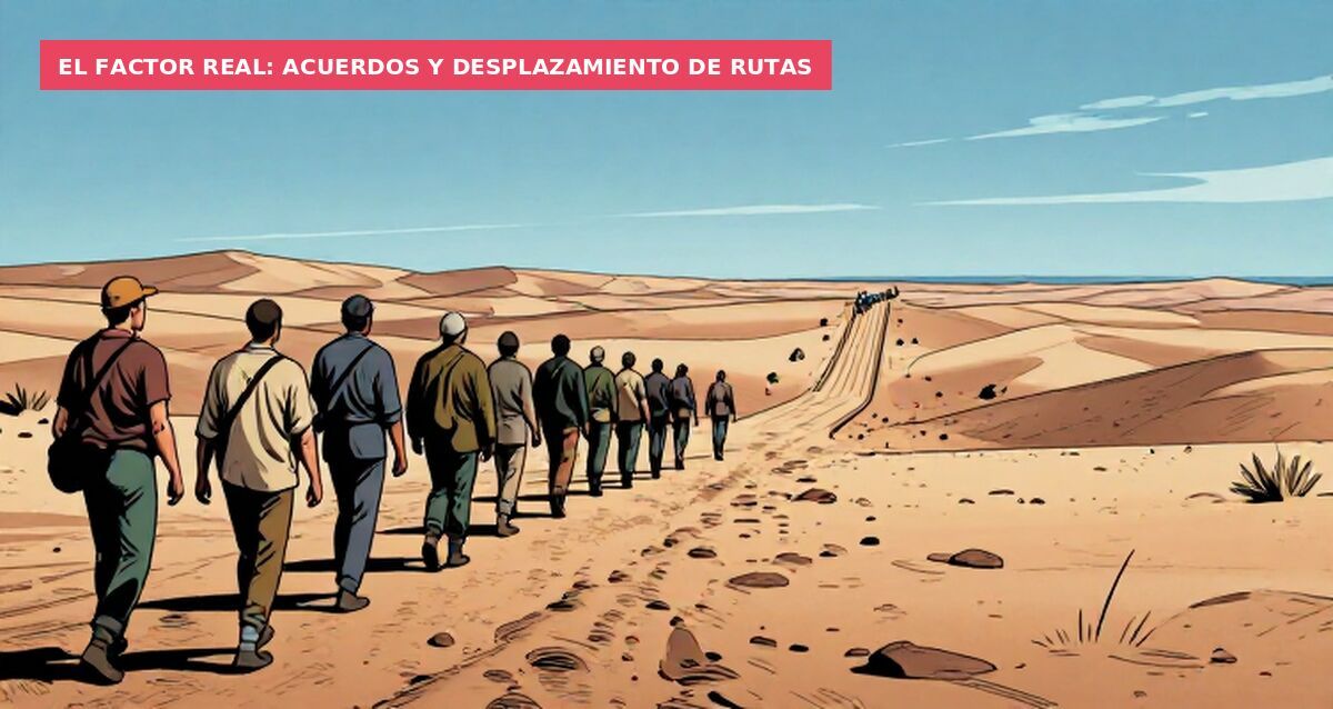 El factor real: acuerdos y desplazamiento de rutas
