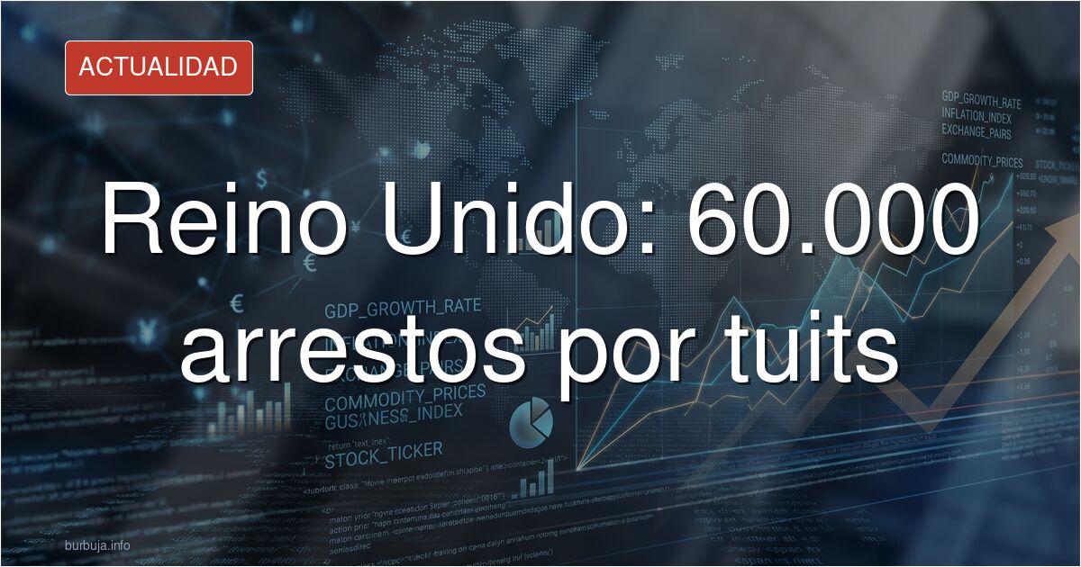 Ya van 60000 arrestos por opinar en las redes (UK)