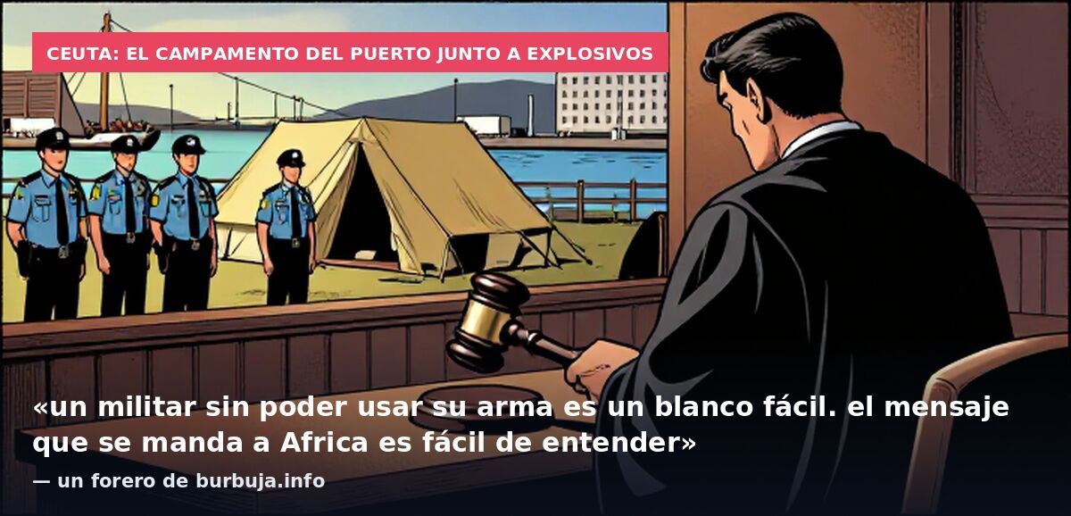 " Caballo de Troya". El Gobierno aloja forasteros en Ceuta junto a los búnkeres de explosivos del Ejército