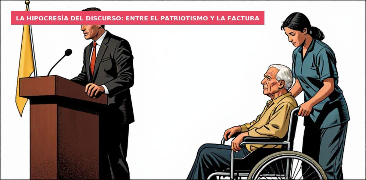 La hipocresía del discurso: entre el patriotismo y la factura