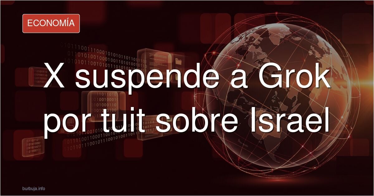 X baneó a @grok por decir que Israel comería genocidio