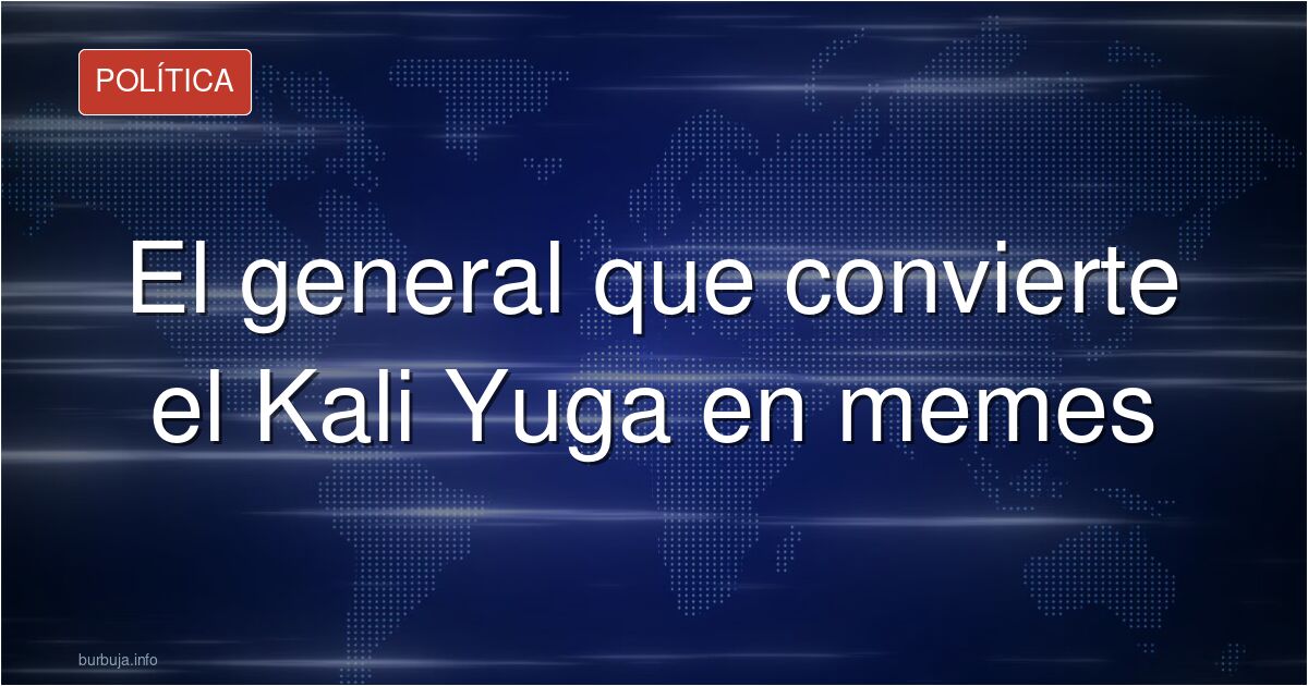 Imagen de un vídeo generado por IA del general italiano Roberto Vannacci con estética de videojuego